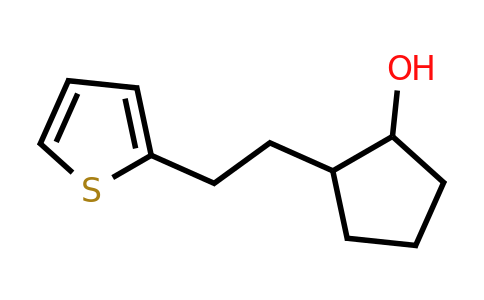 1342630-13-0 | 2-(2-(Thiophen-2-yl)ethyl)cyclopentan-1-ol