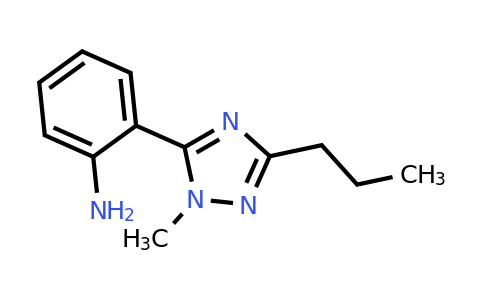 1342639-66-0 | 2-(1-Methyl-3-propyl-1h-1,2,4-triazol-5-yl)aniline