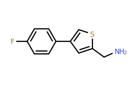 1342643-84-8 | (4-(4-Fluorophenyl)thiophen-2-yl)methanamine