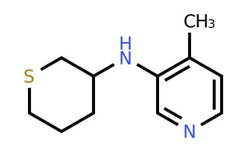 4-Methyl-N-(tetrahydro-2h-thiopyran-3-yl)pyridin-3-amine