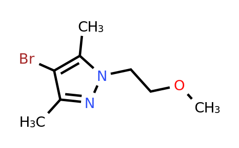 1342761-60-7 | 4-Bromo-1-(2-methoxyethyl)-3,5-dimethyl-1h-pyrazole