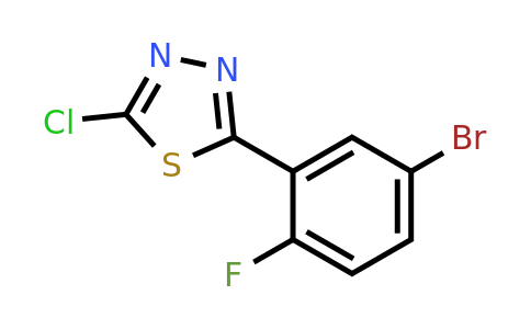 1342880-63-0 | 2-(5-Bromo-2-fluorophenyl)-5-chloro-1,3,4-thiadiazole