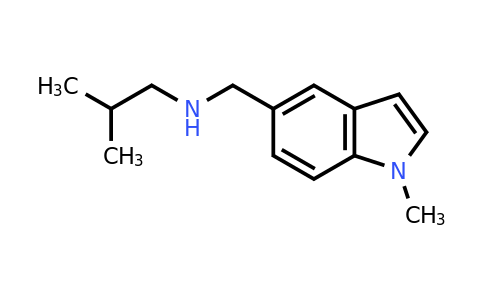 1343085-05-1 | 2-Methyl-N-((1-methyl-1h-indol-5-yl)methyl)propan-1-amine