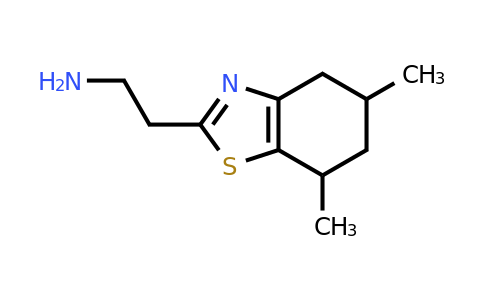 1343140-57-7 | 2-(5,7-Dimethyl-4,5,6,7-tetrahydrobenzo[d]thiazol-2-yl)ethan-1-amine