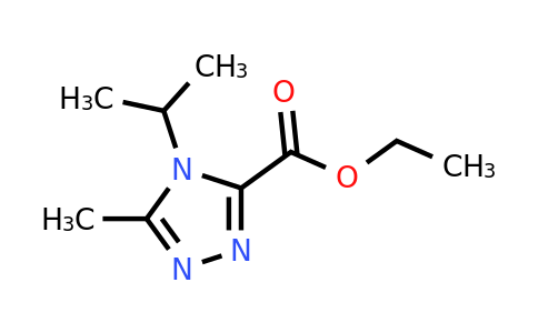 1343195-97-0 | Ethyl 5-methyl-4-(propan-2-yl)-4h-1,2,4-triazole-3-carboxylate