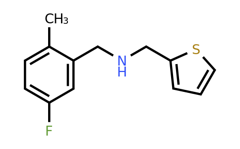 1343233-19-1 | [(5-fluoro-2-methylphenyl)methyl][(thiophen-2-yl)methyl]amine
