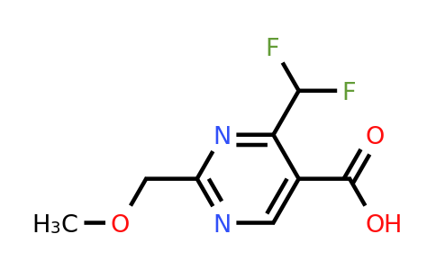 1343238-63-0 | 4-(Difluoromethyl)-2-(methoxymethyl)pyrimidine-5-carboxylic acid