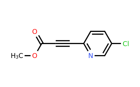 1343259-58-4 | Methyl 3-(5-chloropyridin-2-yl)prop-2-ynoate