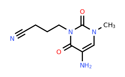 1343277-91-7 | 4-(5-Amino-3-methyl-2,6-dioxo-3,6-dihydropyrimidin-1(2h)-yl)butanenitrile
