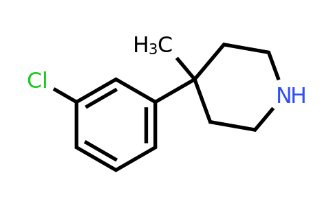 1343285-19-7 | 4-(3-Chlorophenyl)-4-methylpiperidine