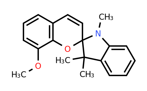 1′,3′-Dihydro-8-methoxy-1′,3′,3′-trimethylspiro[2H-1-benzopyran-2,2′-[2H]indole]