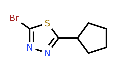 1343306-02-4 | 2-Bromo-5-cyclopentyl-1,3,4-thiadiazole