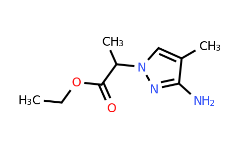 1343579-54-3 | Ethyl 2-(3-amino-4-methyl-1h-pyrazol-1-yl)propanoate
