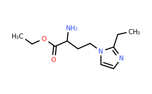 1343579-78-1 | Ethyl 2-amino-4-(2-ethyl-1h-imidazol-1-yl)butanoate