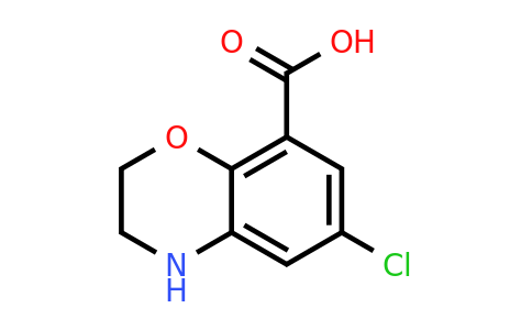 134372-47-7 | 6-Chloro-3,4-dihydro-2H-benzo[b][1,4]oxazine-8-carboxylic acid