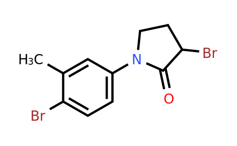 3-Bromo-1-(4-bromo-3-methylphenyl)pyrrolidin-2-one