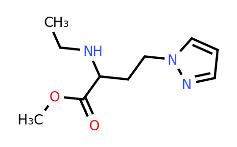 1343743-31-6 | Methyl 2-(ethylamino)-4-(1h-pyrazol-1-yl)butanoate
