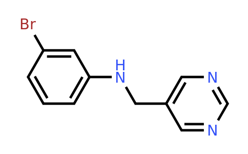 1343744-89-7 | 3-Bromo-N-(pyrimidin-5-ylmethyl)aniline
