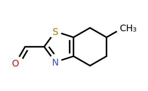 1343764-35-1 | 6-Methyl-4,5,6,7-tetrahydro-1,3-benzothiazole-2-carbaldehyde