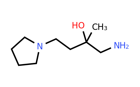 1-Amino-2-methyl-4-(pyrrolidin-1-yl)butan-2-ol