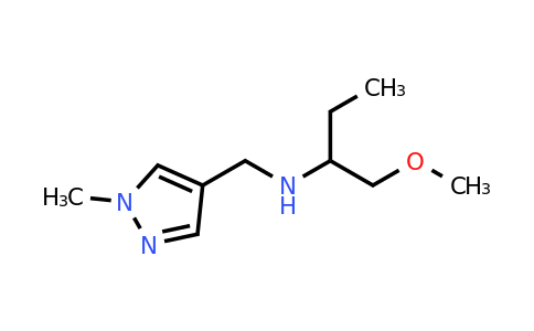 1-Methoxy-N-((1-methyl-1h-pyrazol-4-yl)methyl)butan-2-amine