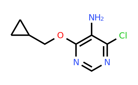 1343829-70-8 | 4-Chloro-6-(cyclopropylmethoxy)pyrimidin-5-amine