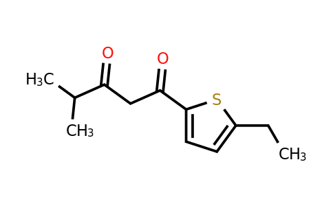 1343849-41-1 | 1-(5-Ethylthiophen-2-yl)-4-methylpentane-1,3-dione