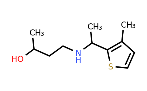1343876-42-5 | 4-((1-(3-Methylthiophen-2-yl)ethyl)amino)butan-2-ol