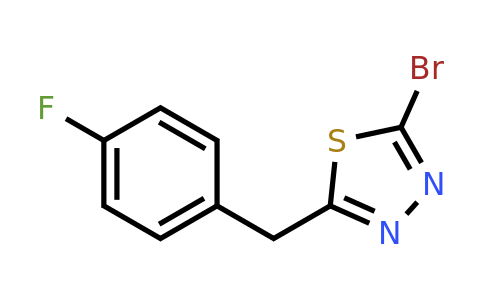 1343894-39-2 | 2-Bromo-5-[(4-fluorophenyl)methyl]-1,3,4-thiadiazole