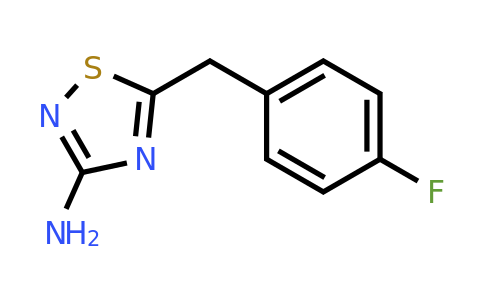 1343928-91-5 | 5-[(4-fluorophenyl)methyl]-1,2,4-thiadiazol-3-amine