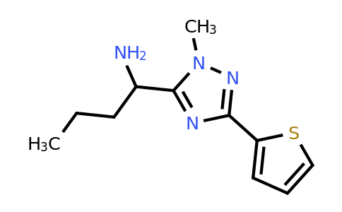 1344006-28-5 | 1-(1-Methyl-3-(thiophen-2-yl)-1h-1,2,4-triazol-5-yl)butan-1-amine