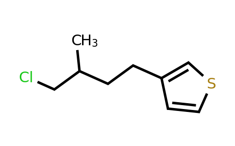 1344051-00-8 | 3-(4-Chloro-3-methylbutyl)thiophene
