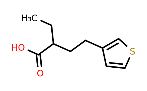 1344128-80-8 | 2-Ethyl-4-(thiophen-3-yl)butanoic acid