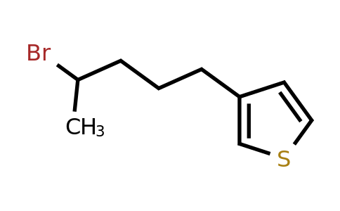 1344202-63-6 | 3-(4-Bromopentyl)thiophene