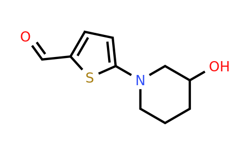 1344203-08-2 | 5-(3-Hydroxypiperidin-1-yl)thiophene-2-carbaldehyde