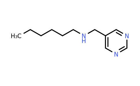 1344211-64-8 | n-(Pyrimidin-5-ylmethyl)hexan-1-amine