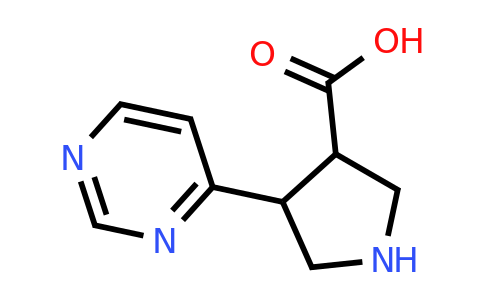 1344221-24-4 | 4-(Pyrimidin-4-yl)pyrrolidine-3-carboxylic acid