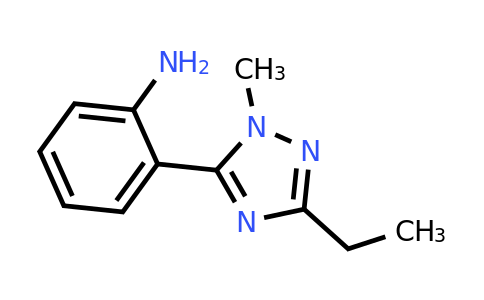 2-(3-Ethyl-1-methyl-1h-1,2,4-triazol-5-yl)aniline
