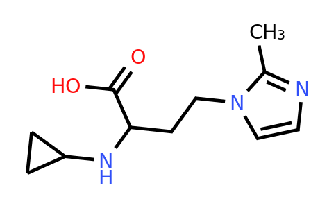 1344257-46-0 | 2-(Cyclopropylamino)-4-(2-methyl-1h-imidazol-1-yl)butanoic acid