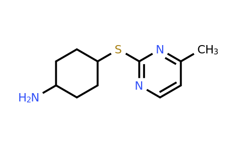1344272-26-9 | 4-((4-Methylpyrimidin-2-yl)thio)cyclohexan-1-amine
