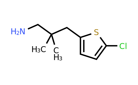 1344356-95-1 | 3-(5-Chlorothiophen-2-yl)-2,2-dimethylpropan-1-amine