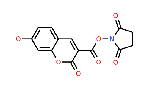 2,5-Dioxopyrrolidin-1-yl 7-hydroxy-2-oxo-2H-chromene-3-carboxylate