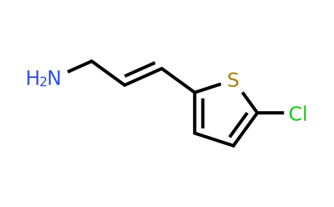 1344838-34-1 | 3-(5-Chlorothiophen-2-yl)prop-2-en-1-amine