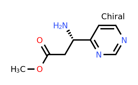 1344938-08-4 | Methyl (s)-3-amino-3-(pyrimidin-4-yl)propanoate
