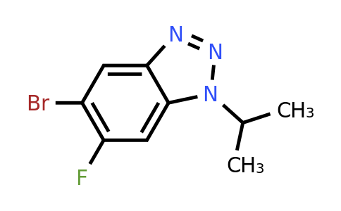 1345471-93-3 | 5-Bromo-6-fluoro-1-isopropyl-1,2,3-benzotriazole