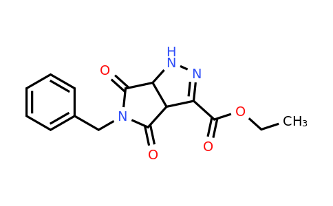 Ethyl 5-benzyl-4,6-dioxo-1,3a,4,5,6,6a-hexahydropyrrolo[3,4-c]pyrazole-3-carboxylate