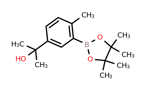 1345961-02-5 | 2-(4-Methyl-3-(4,4,5,5-tetramethyl-1,3,2-dioxaborolan-2-yl)phenyl)propan-2-ol