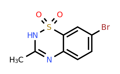 13460-15-6 | 7-Bromo-3-methyl-2H-benzo[e][1,2,4]thiadiazine 1,1-dioxide