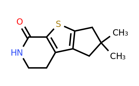 1346672-70-5 | 6,6-Dimethyl-2,3,4,5,6,7-hexahydro-1H-cyclopenta[4,5]thieno[2,3-c]pyridin-1-one