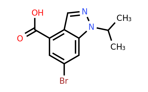 1346702-54-2 | 6-Bromo-1-isopropyl-1H-indazole-4-carboxylic acid